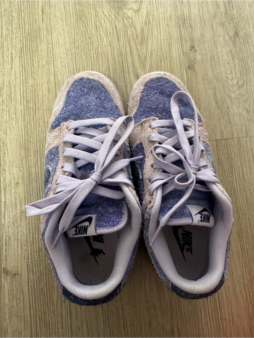 Nike Women’s Light Lavender two tone Textured Sneakers